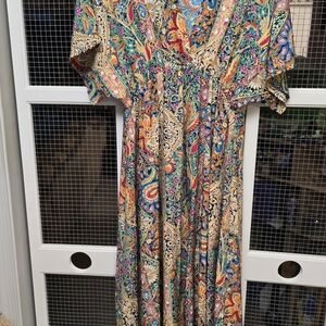 SHEIN Colorful Paisley Maxi Dress